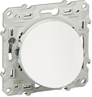 Вывод кабеля без рамки Schneider Electric Odace белый картинка